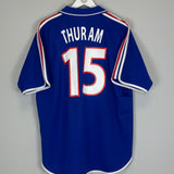 2000/02 FRANCE THURAM #15 HOME SHIRT (XL) ADIDAS