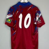 1996 KASHIMA ANTLERS LEONARDO #10 CUP HOME SHIRT (L) NR