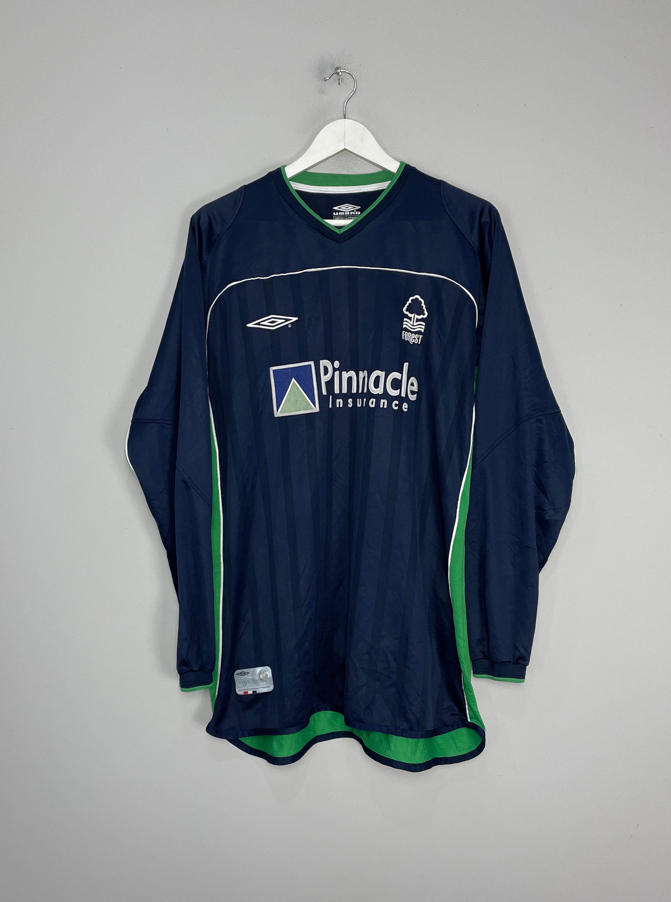 2002/03 NOTTINGHAM FOREST L/S THIRD SHIRT (XL) UMBRO