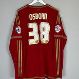 2015/16 NOTTINGHAM FOREST OSBORN #38 L/S HOME SHIRT (XL) ADIDAS