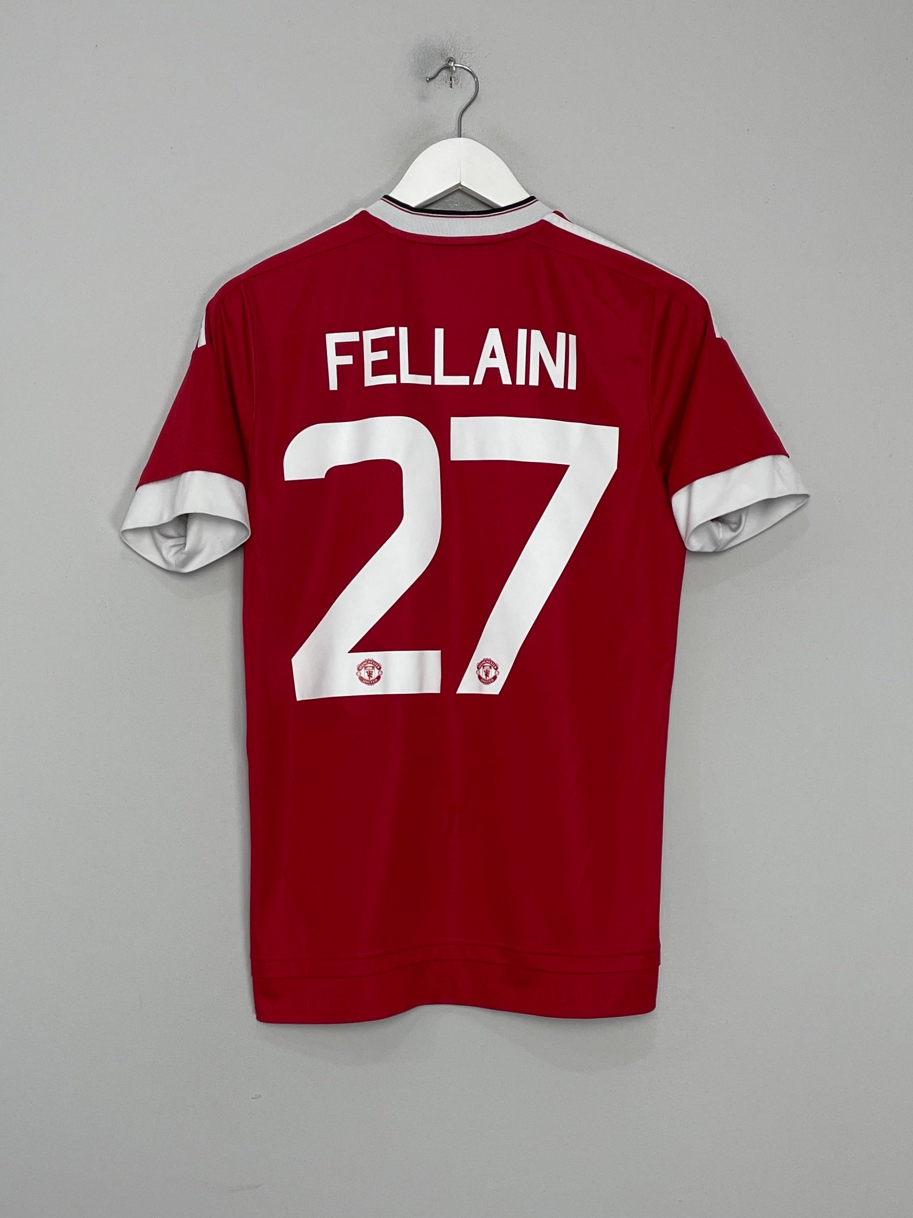 2015/16 MANCHESTER UNITED FELLAINI #27 HOME SHIRT (S) ADIDAS