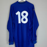 1998/99 ITALY (BAGGIO) #18 L/S HOME SHIRT (XL) KAPPA