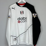 2003/05 FULHAM SAHA #8 L/S HOME SHIRT (L) PUMA