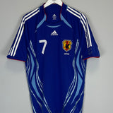 2006/07 JAPAN NAKATA #7 HOME SHIRT (L) ADIDAS