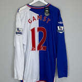 2007/08 BLACKBURN ROVERS GAMST #12 *BNWT* L/S HOME SHIRT (XXL) UMBRO