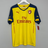 2014/15 ARSENAL S.CAZORLA #19 *BNWT* AWAY SHIRT (L) PUMA