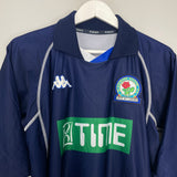 2001/02 BLACKBURN ROVERS TUGAY #3 AWAY SHIRT (XL) KAPPA