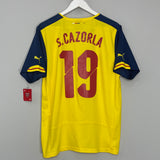 2014/15 ARSENAL S.CAZORLA #19 *BNWT* AWAY SHIRT (L) PUMA