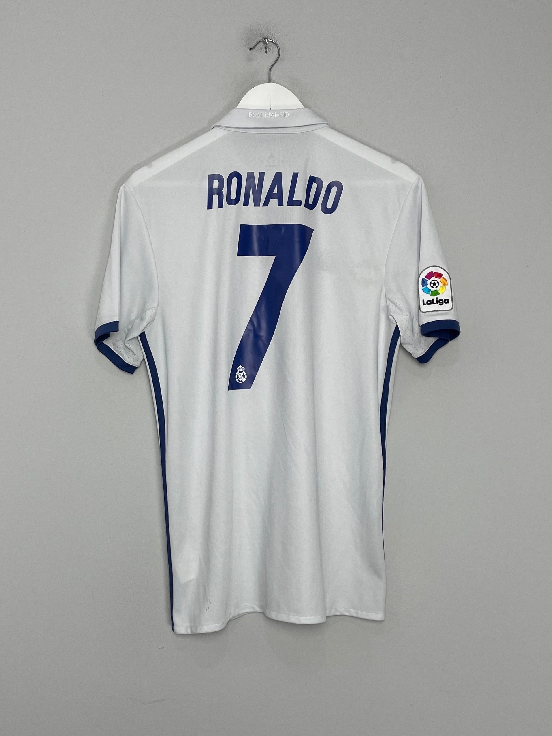 2016/17 REAL MADRID RONALDO #7 HOME SHIRT (M) ADIDAS