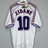 1998/00 FRANCE ZIDANE #10 BNWT** AWAY SHIRT (L) ADIDAS