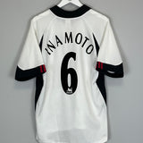 2002/03 FULHAM INAMOTO #6 HOME SHIRT (L) ADIDAS