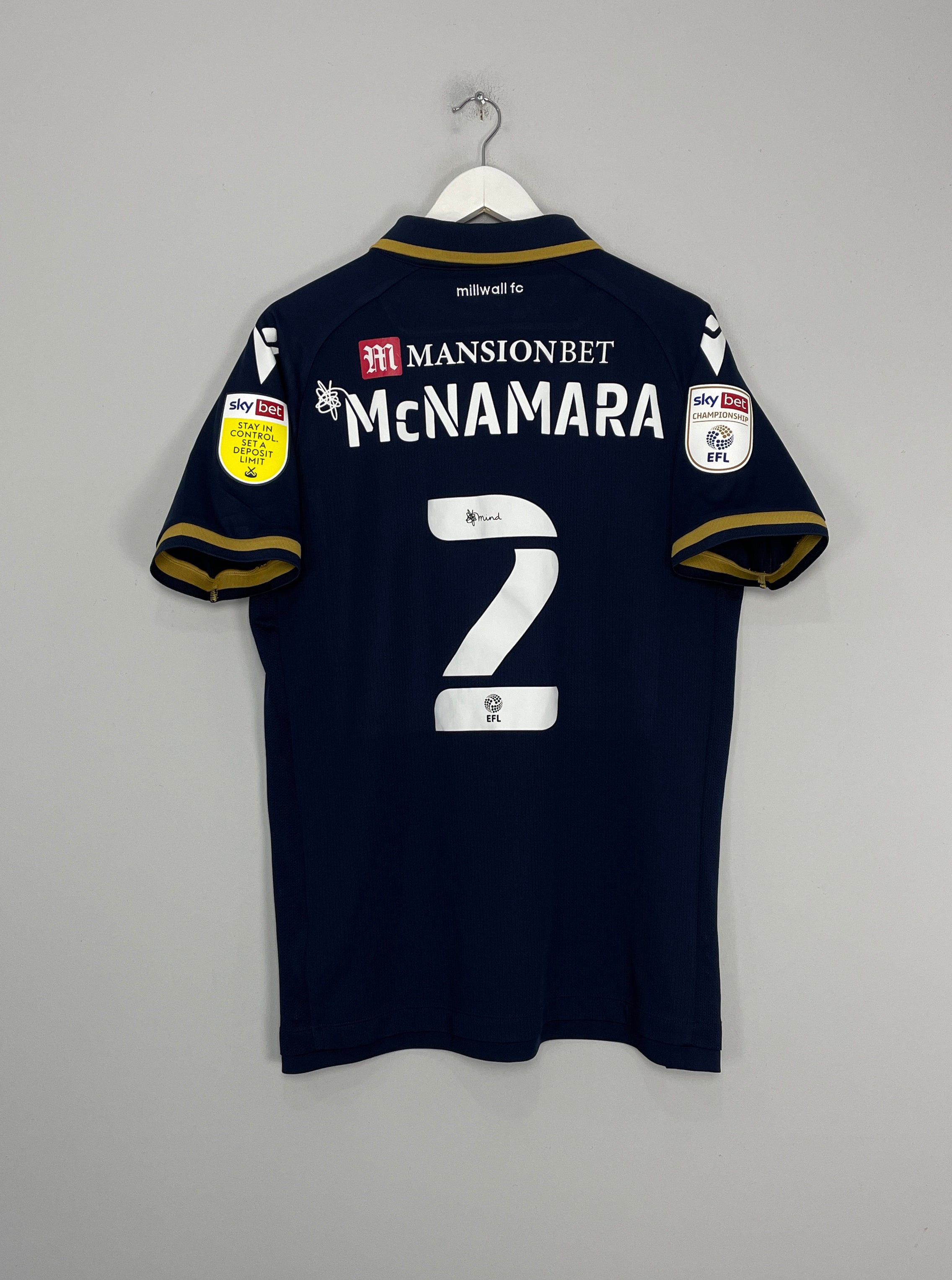 2021/22 MILLWALL MCNAMARA #2 HOME SHIRT (XL) MACRON