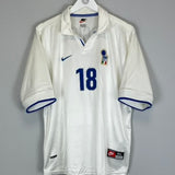 1997/98 ITALY BAGGIO #18 AWAY SHIRT (XL) NIKE