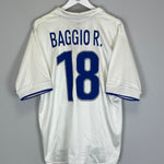 1997/98 ITALY BAGGIO #18 AWAY SHIRT (XL) NIKE