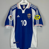 2000/01 YUGOSLAVIA STOJKOVIC #10 HOME SHIRT (L) ADIDAS