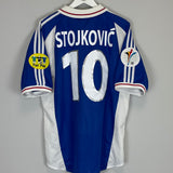 2000/01 YUGOSLAVIA STOJKOVIC #10 HOME SHIRT (L) ADIDAS