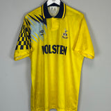 1991/94 TOTTENHAM #10 AWAY SHIRT (XL) UMBRO