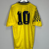 1991/94 TOTTENHAM #10 AWAY SHIRT (XL) UMBRO