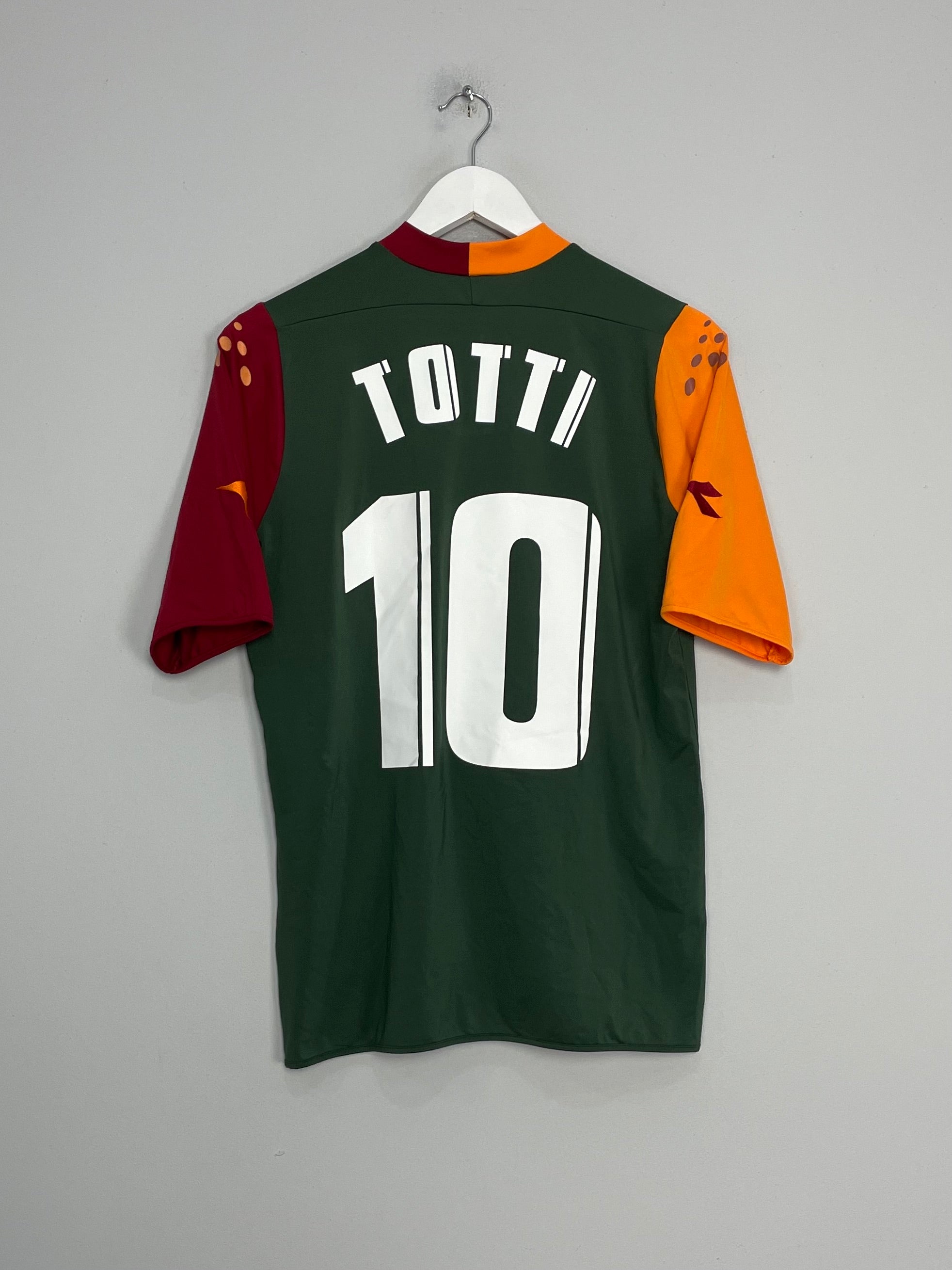 2005/06 ROMA TOTTI #10 AWAY SHIRT (M) DIADORA