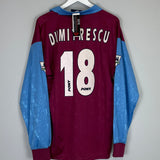 1995/97 WEST HAM DUMITRESCU #18 *BNWT* HOME SHIRT (L) PONY