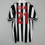 1998/99 JUVENTUS ZIDANE #21 HOME SHIRT (XL) KAPPA