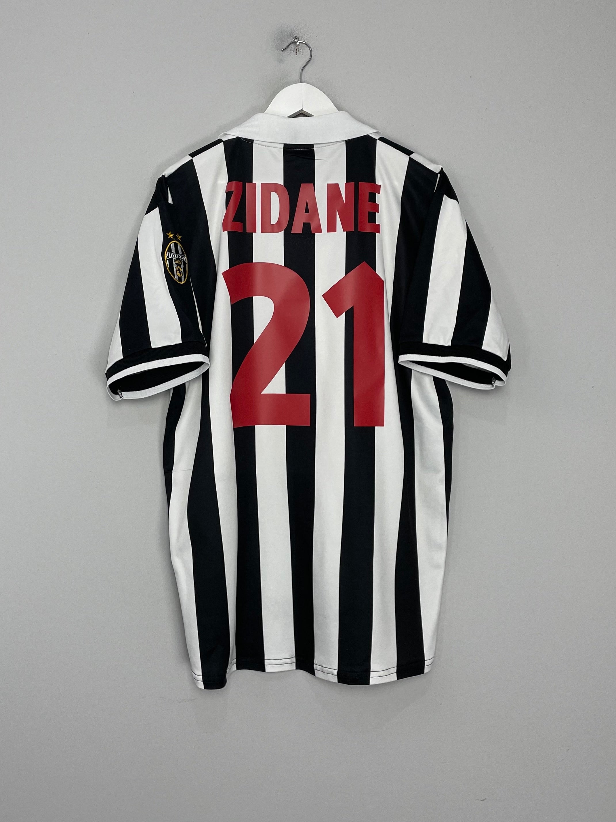 1998/99 JUVENTUS ZIDANE #21 HOME SHIRT (XL) KAPPA