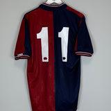 1994/95 GENOA (KAZU) #11 HOME SHIRT (L) ERREA