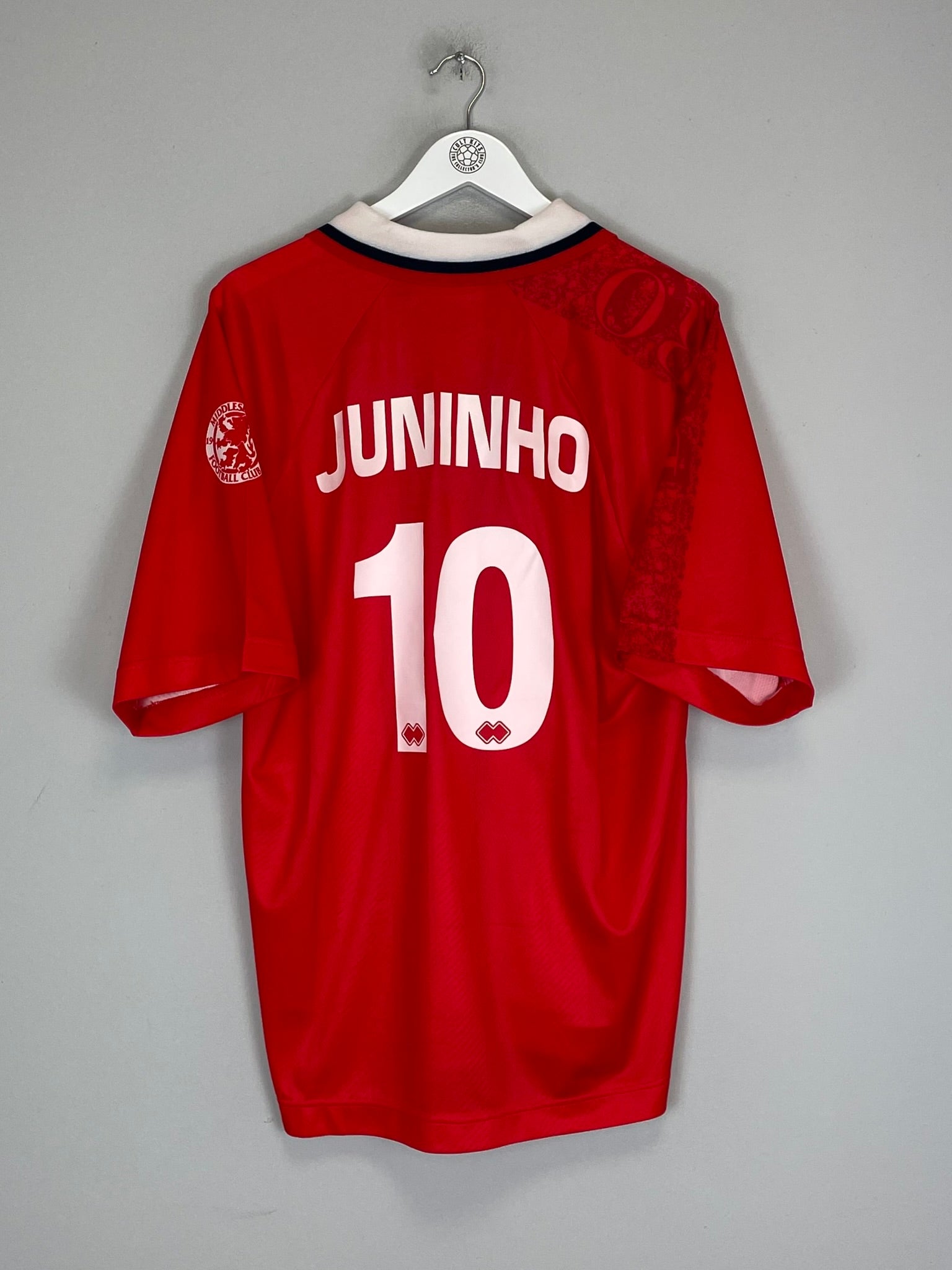 1996/97 MIDDLESBROUGH JUNINHO #10 HOME SHIRT (L) ERREA