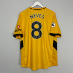 2021/22 WOLVES NEVES #8 HOME SHIRT (XL) CASTORE