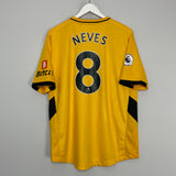 2021/22 WOLVES NEVES #8 HOME SHIRT (XL) CASTORE