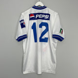 1999/00 CRUZ AZUL #12 HOME AWAY SHIRT (L) FILA