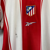 1999/00 ATLETICO MADRID HOME SHIRT (L) REEBOK