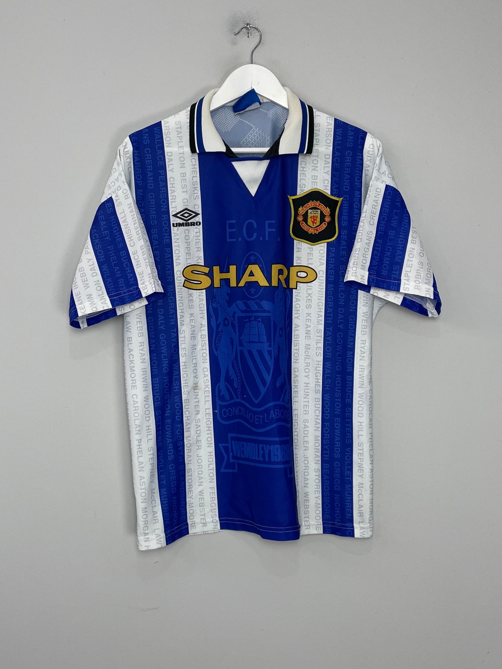 1994/96 MANCHESTER UNITED THIRD SHIRT (L) UMBRO