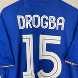 2005/06 CHELSEA DROGBA #15 *CENTENARY* HOME SHIRT (XXXL) UMBRO