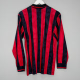 1993/94 AC MILAN L/S HOME SHIRT (M) LOTTO