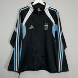 2004/05 ARGENTINA 1/4 ZIP TRACKSUIT TOP (XL) ADIDAS