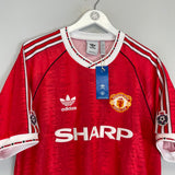 1990/92 MANCHESTER UNITED #11 *BNWT* HOME SHIRT (XL) ADIDAS ORIGINALS