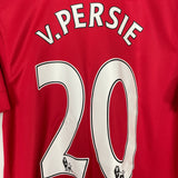 2013/14 MANCHESTER UNITED V.PERSIE #20 HOME SHIRT (L) NIKE