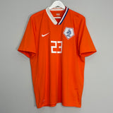 2008/10 NETHERLANDS VAN DER VAART #23 HOME SHIRT (XL) NIKE