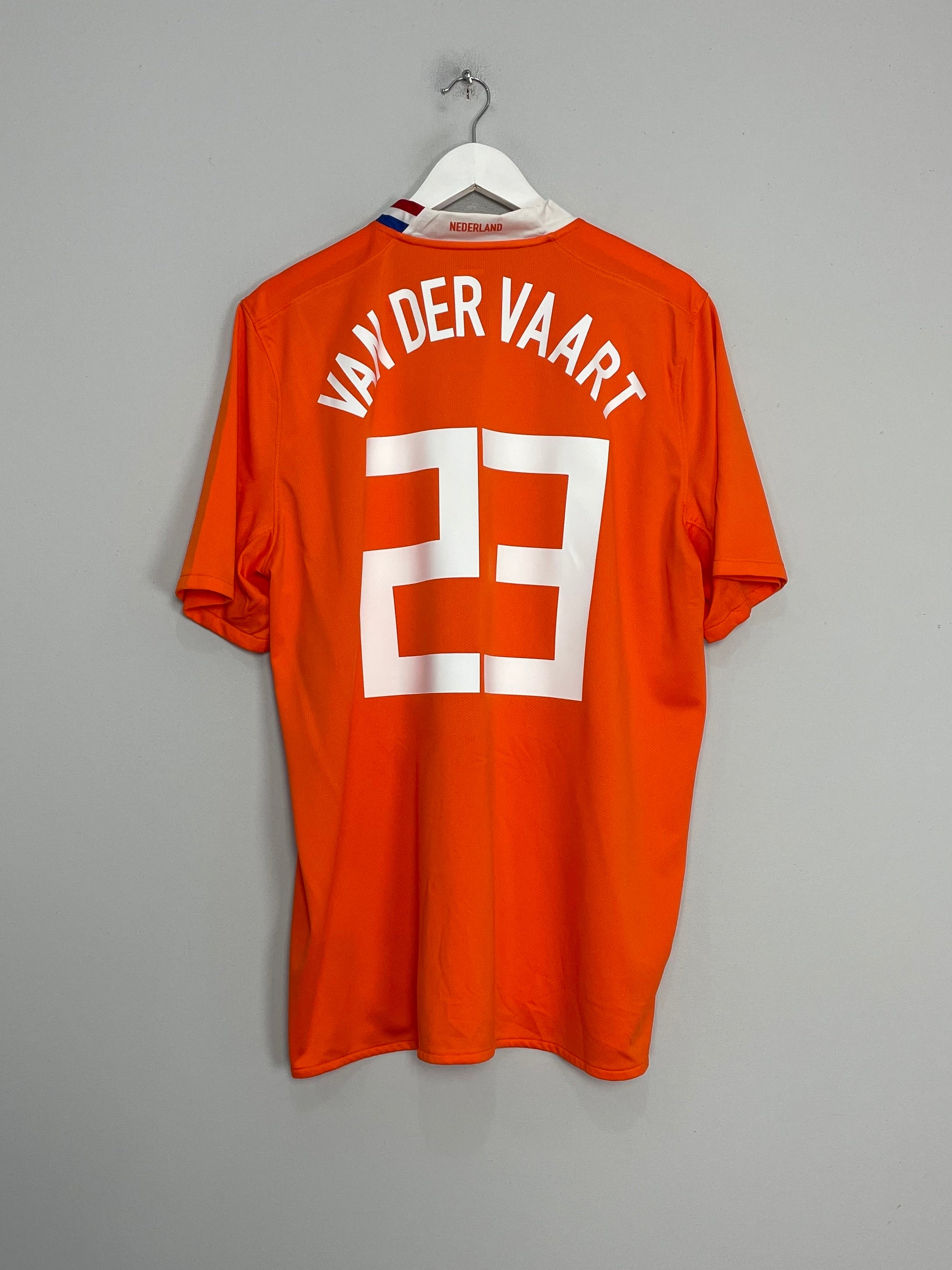 2008/10 NETHERLANDS VAN DER VAART #23 HOME SHIRT (XL) NIKE