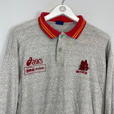 1995/96 ROMA L/S POLO SHIRT (M) ASICS