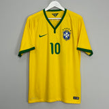 2014/16 BRAZIL NEYMAR JR #10 HOME SHIRT (L) NIKE