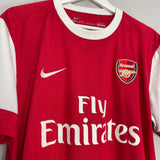 2010/11 ARSENAL NASRI #8 HOME SHIRT (XL) NIKE