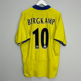 2003/05 ARSENAL BERGKAMP #10 AWAY SHIRT (XL) NIKE