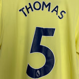 2021/22 ARSENAL THOMAS #5 *AUTHENTIC* AWAY SHIRT (L) ADIDAS