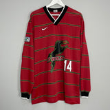 1997 DALLAS BURN ALVAREZ #14 L/S HOME SHIRT (XL) NIKE