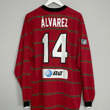 1997 DALLAS BURN ALVAREZ #14 L/S HOME SHIRT (XL) NIKE