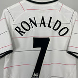 2003/05 MANCHESTER UNITED RONALDO #7 AWAY SHIRT (S) NIKE