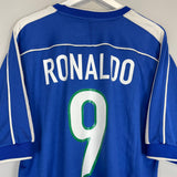 1998/00 BRAZIL RONALDO #9 AWAY SHIRT (L) NIKE