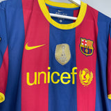 2010/11 BARCELONA MESSI #10 HOME SHIRT (XL) NIKE